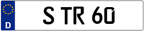 Truck License Plate